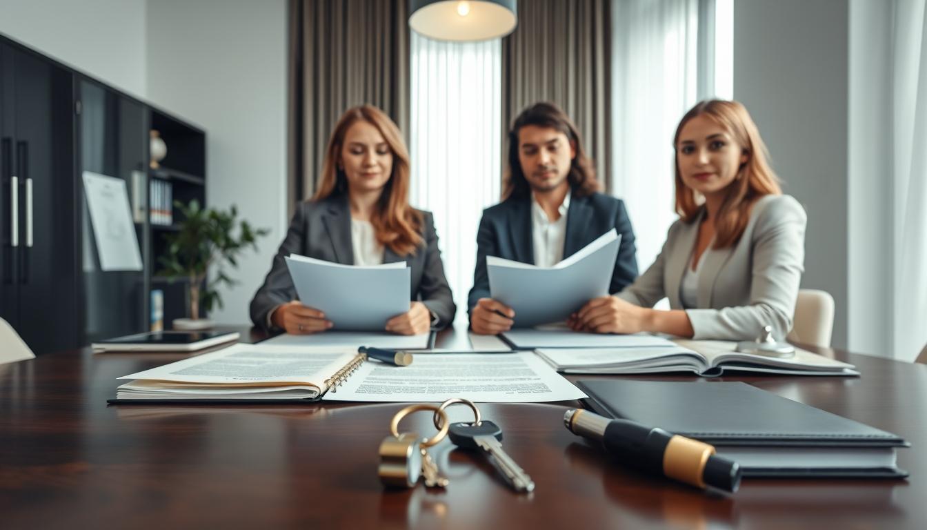 Property settlement documents and transfer review